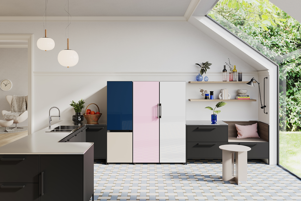 Línea Bespoke Home de Samsung para cocinas.