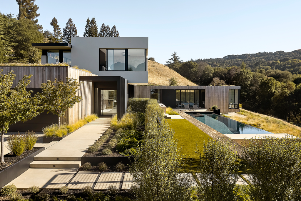 casa moderna ubicada en California.