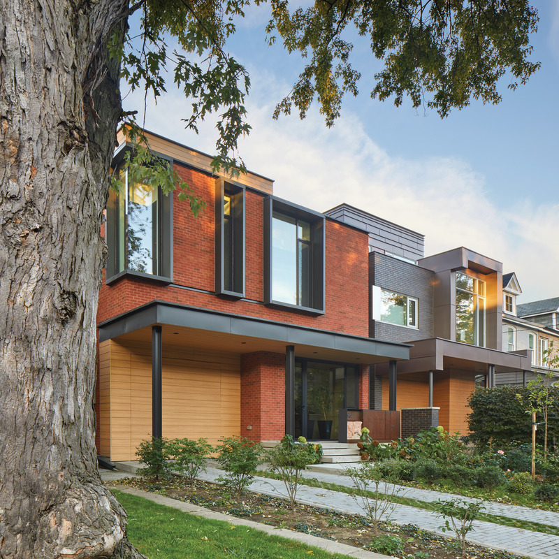 Press kit | 2941-05 - Press release | Robert Street Residences - Taylor Smyth Architects - Residential Architecture - Robert Street Residence II (left, completed in 2021); Robert Street Residence I (right, completed in 2011). - Photo credit: Tom Arban Photography Inc.